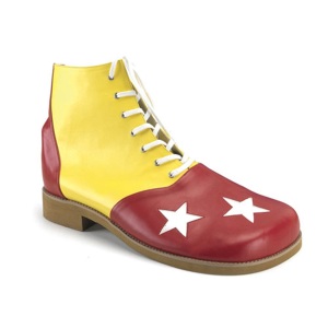 CLOWN-02 funtasma chaussures de clown et de cirque unisexes jaunes