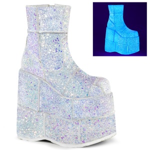 Glitter 18 cm STACK-201G cyberpunk bottines homme plateforme extrme