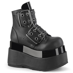 Vegan 11,5 cm BEAR-104 emo bottines compenses plateforme  boucles