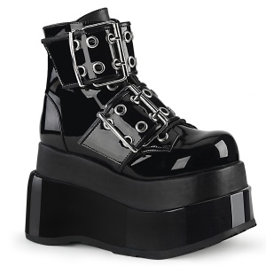 Verni 11,5 cm BEAR-104 emo bottines compenses plateforme  boucles