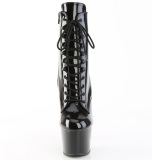 ADORE-1020BLG 18 cm bottine talon haut femme pleaser glitter noires