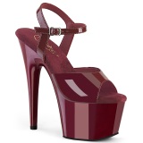 Bordeaux 18 cm ADORE-709 pleaser sandales talons hauts femme