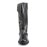 CAPTAIN-105 noires botte de capitaine cosplay halloween bottes pour hommes