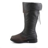 CAPTAIN-110 marron mousquetaire botte de capitaine bottes de pirates hommes