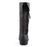 CAPTAIN-110 marron mousquetaire botte de capitaine bottes de pirates hommes