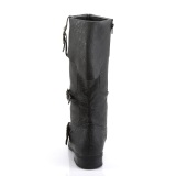 CARRIBEAN-299 noires mousquetaire botte de capitaine bottes pirates hommes