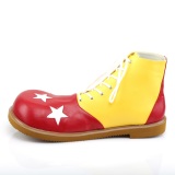 CLOWN-02 funtasma chaussures de clown et de cirque unisexes jaunes