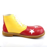 CLOWN-02 funtasma chaussures de clown et de cirque unisexes jaunes