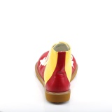 CLOWN-02 funtasma chaussures de clown et de cirque unisexes jaunes