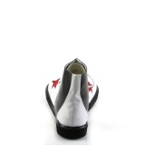 CLOWN-02 funtasma chaussures de clown et de cirque unisexes noir blanc