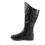 GOTHAM-100 noires botte de capitaine cosplay halloween bottes pour hommes