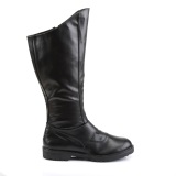 GOTHAM-100 noires botte de capitaine cosplay halloween bottes pour hommes