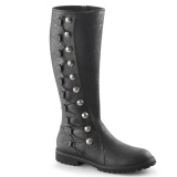 GOTHAM-109 noires botte de capitaine cosplay halloween bottes pour hommes