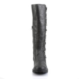 GOTHAM-109 noires botte de capitaine cosplay halloween bottes pour hommes