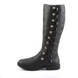 GOTHAM-109 noires botte de capitaine cosplay halloween bottes pour hommes