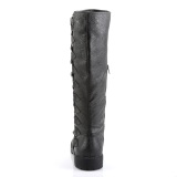 GOTHAM-109 noires botte de capitaine cosplay halloween bottes pour hommes