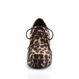 Leopard PIMP-02 chaussures proxnte hommes avec talon aquarium poisson rouge