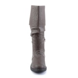 Marron bottes robinhood pour hommes cosplay renaissance halloween bottes