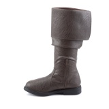 Marron bottes robinhood pour hommes cosplay renaissance halloween bottes