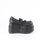 Noirs 11,5 cm BEAR-23 emo chaussures mary jane plateforme  boucles