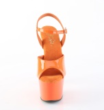 Orange 18 cm ADORE-709 pleaser sandales talons hauts femme