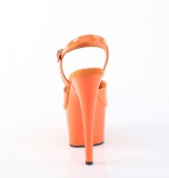 Orange 18 cm ADORE-709 pleaser sandales talons hauts femme