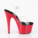 Plateforme rouge 18 cm ADORE-708 talons hauts de stripteaseuses