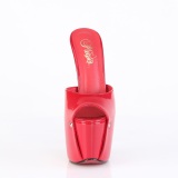 Rouge 18 cm JUBILANT-01 mules plateforme talon haut femme