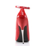 Rouge escarpins bout pointu  talon aiguille en mtal 16 cm stiletto