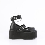 Similicuir 11,5 cm DAMNED-56 emo chaussures mary jane  boucles