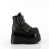 Vegan 11,5 cm BEAR-104 emo bottines compenses plateforme  boucles