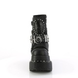 Vegan 11,5 cm BEAR-150 emo bottines compenses plateforme  boucles