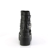 Vegan 11,5 cm BEAR-150 emo bottines compenses plateforme  boucles