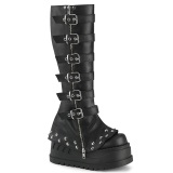 Vegan 12 cm STOMP-223 bottes compenses plateforme cyberpunk  boucles