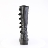 Vegan 12 cm STOMP-223 bottes compenses plateforme cyberpunk  boucles