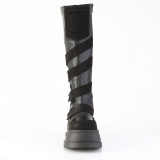 Vegan 12 cm STOMP-228 bottes compenses plateforme cyberpunk  boucles