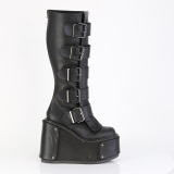 Vegan 14 cm TRANS plateforme bottes hautes femme  boucles