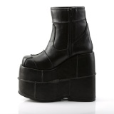 Vegan 18 cm STACK-201 cyberpunk bottines homme plateforme extrme