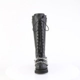 Vegan 6 cm REN-215 gothiques bottes hautes femme  lacets avec chanes