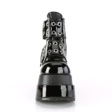 Verni 11,5 cm BEAR-104 emo bottines compenses plateforme  boucles