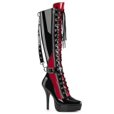 Verni 13,5 cm high heels bottes pleaser plateforme