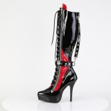 Verni 13,5 cm high heels bottes pleaser plateforme