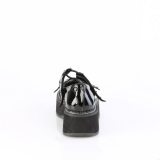 Vernis 5 cm EMILY-23 emo chaussures mary jane  boucles