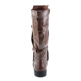 WALKER-130 marron botte de capitaine cosplay halloween bottes pour hommes