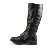 WALKER-130 noires botte de capitaine cosplay halloween bottes pour hommes