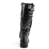 WALKER-130 noires botte de capitaine cosplay halloween bottes pour hommes